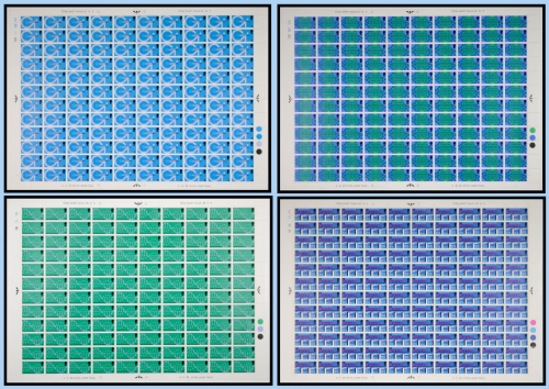 1969 Post Office Technology Full Set Of Full Sheets UNMOUNTED MINT