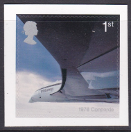 PM5 2002 Sg2290 Concorde 1st class stamp out of booklet - self adhesive