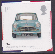 PM17 2009 Sg2913 Mini 1st class stamp out of booklet - self adhesive