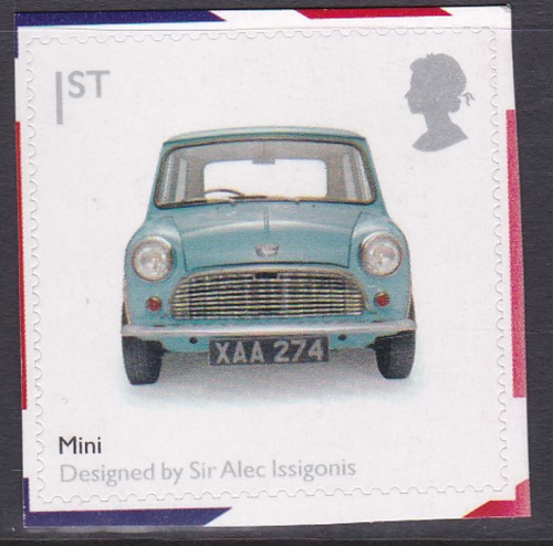 PM17 2009 Sg2913 Mini 1st class stamp out of booklet - self adhesive