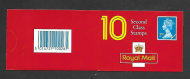 HC12 10 x 2nd Class Barcode Booklet - complete - No Cylinder