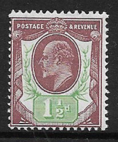 Sg 287 Spec M10(2) 1½d Red Purple  Yellow Green Somerset House UNMOUNTED MINT