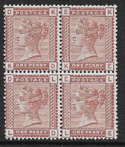 Sg 166 1d Venetian 1880-1881 Issue in block of 4 UNMOUNTED MINT MNH