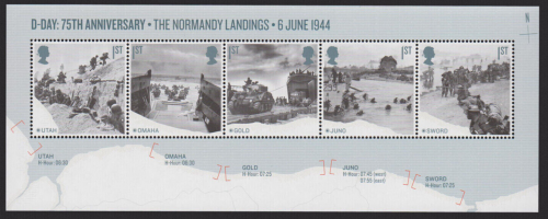 MS4236 2019 D-Day 75th Anniversary miniature sheet UNMOUNTED MINT/MNH