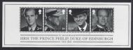 MS4532a 2021 HRH The Prince Philip miniature sheet barcode UNMOUNTED MINT MNH