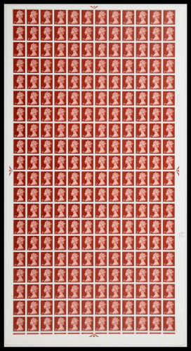 sg 727 2d Brown machin Full Sheet cyl 1 No Dot Die 1 UNMOUNTED MINT MNH