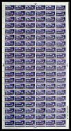 1967 EFTA 1 6 (PHOS) Complete Sheet With 3 Listed Flaws