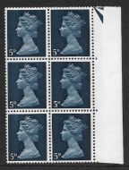 5d Pre-Decimal machin with PH1 LH margin UNMOUNTED MINT MNH