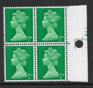 7d Pre-Decimal machin with PH1 LH margin UNMOUNTED MINT MNH