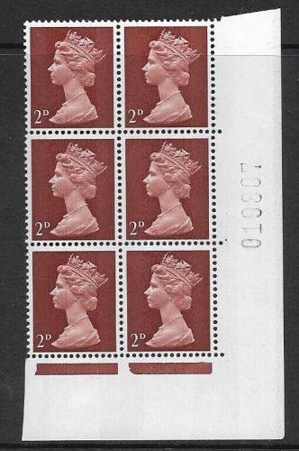 2d Pre-Decimal machin with PH1 LH margin UNMOUNTED MINT/MNH