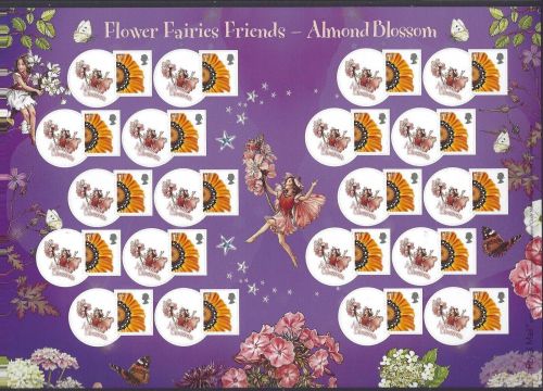 LS51 GB 2008 Flower Fairies - Almond Blossom Smiler sheet UNMOUNTED MINT MNH