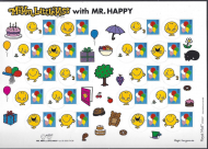 LS52 GB 2008 Mr Men Little Miss - Mr Happy Smiler sheet UNMOUNTED MINT