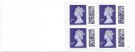 2022 TB1 4 x 1st class stamps New barcode booklet MFIL M22L cyl W1 Self Adhesive