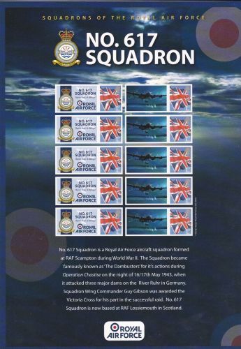 BC-444 No.617 Squadron squadrons of the royal air force Smiler Sheet U M