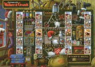 LS75 GB 2010 Wallace  Gromit Smiler sheet UNMOUNTED MINT MNH