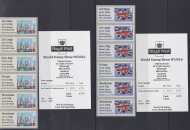 world stamp show NY2016  collectors strips PAIR post  Go PG NEW