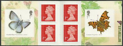 PM39 2013 Butterflies 6 x 1st Barcode Booklet - No cylinder