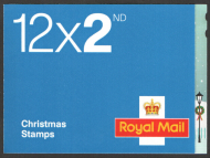 LX47 2014 Christmas Barcode Booklet 12 x 2nd Class - complete - No Cyl
