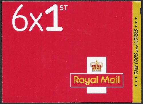 PM78 2021 Only fools & horses 6 x 1st Self Adhesive Booklet No Cylinder