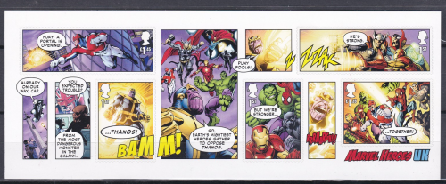 MS4192a 2019 Marvel  Mini Sheet Unmounted Mint - No Barcode