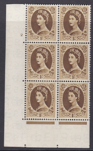 1 - Edward Crown Cyl 2 No Dot perf A(E I) UNMOUNTED MINT