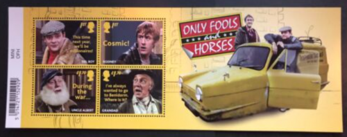 ms4485a 2021 Only Fools and horses miniature sheet barcode UNMOUNTED MINT