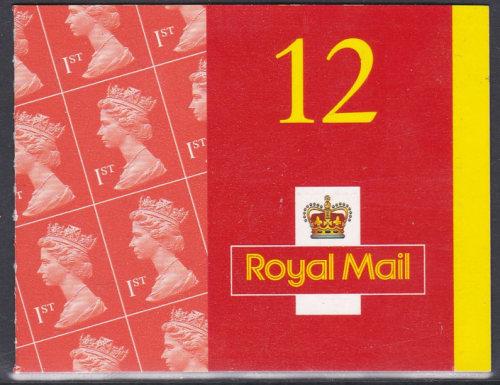 MF1a 12 x 1st No Logo Self Adhesive Booklet - No Cylinder