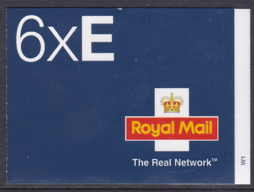MH2 6 x E Self Adhesive Booklet - Cylinder W1