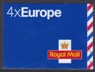 MI2 2004 4 x Europe Self Adhesive Booklet - Cylinder W2 W2