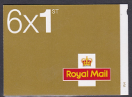 2008 MB4F 6 x 1st No Logo Self Adhesive Booklet - Cyl W4