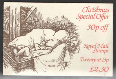 GB Folded Booklet FX7 1984 Chirstmas Folded booklet Complete - cyl B2A-B2E