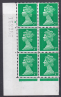 PVC 7d Pre-decimal Machin 2B head A perf A Cyl 4 No Dot UNMOUNTED MINT