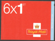 PM52 2016 beatrix potter 6 x 1st Barcode Booklet - No Cylinder