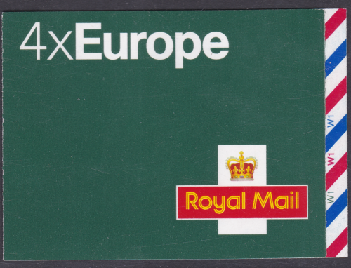MI3 2010 4 x Europe Self Adhesive Booklet - Cyl W1W1W1