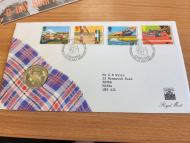 1986 commonwealth coin cover Mr S B Wills MINT condition