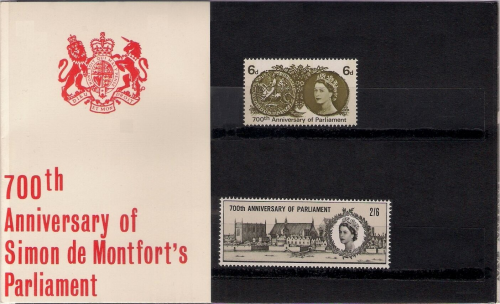 700th anniv of parliament presentation pack Unmounted Mint Sealed