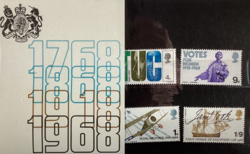 1968 Anniversaries presentation pack Unmounted Mint Sealed
