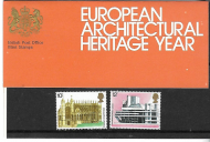 1975 European Architectural Year Presentation pack UNMOUNTED MINT
