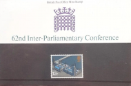 1975 62nd Inter-Parliamentary conference Presentation pack UNMOUNTED MINT