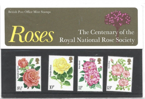 1976 Roses Presentation Pack Unmounted Mint
