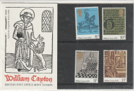 1976 William Caxton Presentation Pack Unmounted Mint