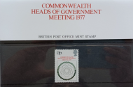 1977 Commonwealth Government Meeting Presentation Pack Unmounted Mint