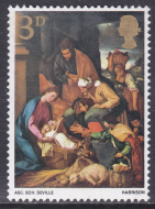 1967  Sg756Ey 3d  Christmas Missing Phosphor UNMOUNTED MINT [SN]