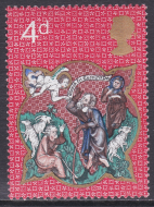 1970 Sg838ca 4d Christmas One Phosphor band right  UNMOUNTED MINT [SN]