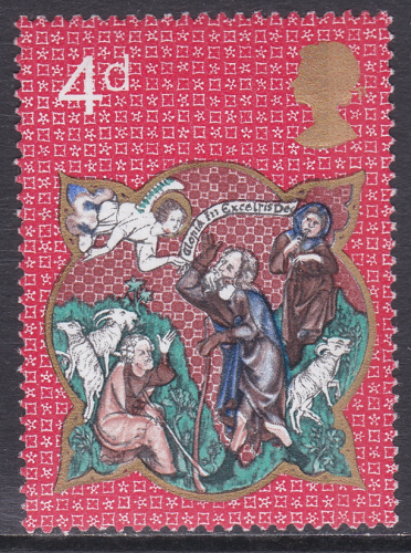 1970 Sg838ca 4d Christmas One Phosphor band right  UNMOUNTED MINT [SN]