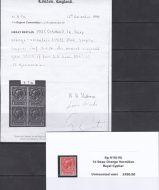N16(16) 1d Deep Orange Vermilion Royal Cypher with RPS Cert UNMOUNTED MINT