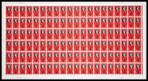 sg623b 1961 POSB 2½d Cylinder 1F Forehead retouch Row 4 19 unmounted mint