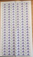 Sg768 1968 Anniversaries 9d Cylinder 1A1B1C No Dot Full sheet Unmounted Mint