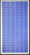 SG 627 1961 CEPT 4d (Ord) Full Sheet Cyl 2E2B2C Dot UNMOUNTED MINT