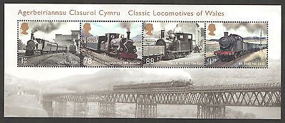 MS3578 2014 Classic Locomotives of Wales miniature sheet UNMOUNTED MINT